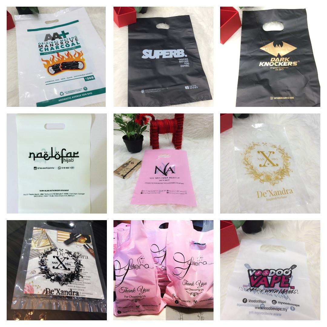 Custom Printed Die Cut Plastic Bag Supplier Malaysia Hobbies