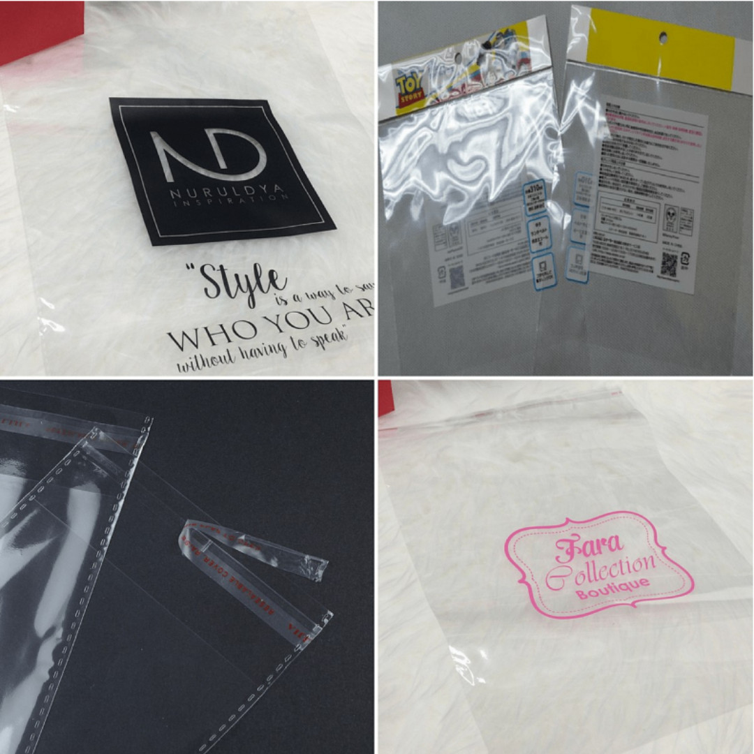 Custom Printed OPP Self Adhesive Plastic Bag Supplier Malaysia