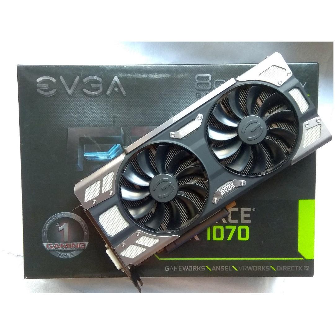 Evga geforce gtx 1070 ftw gaming cheap acx 3.0 8gb gddr5