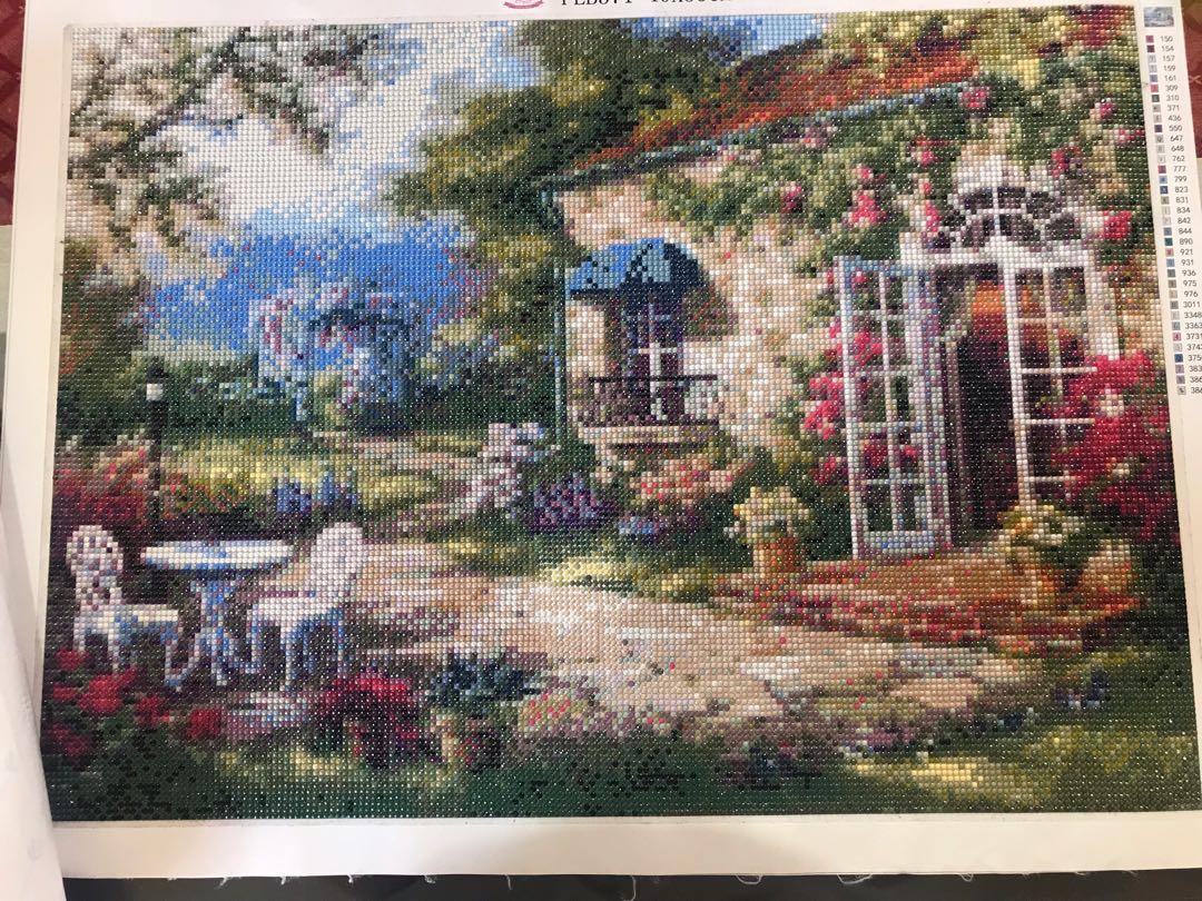 Finished Diamond Painting Design Craft Artwork On Carousell