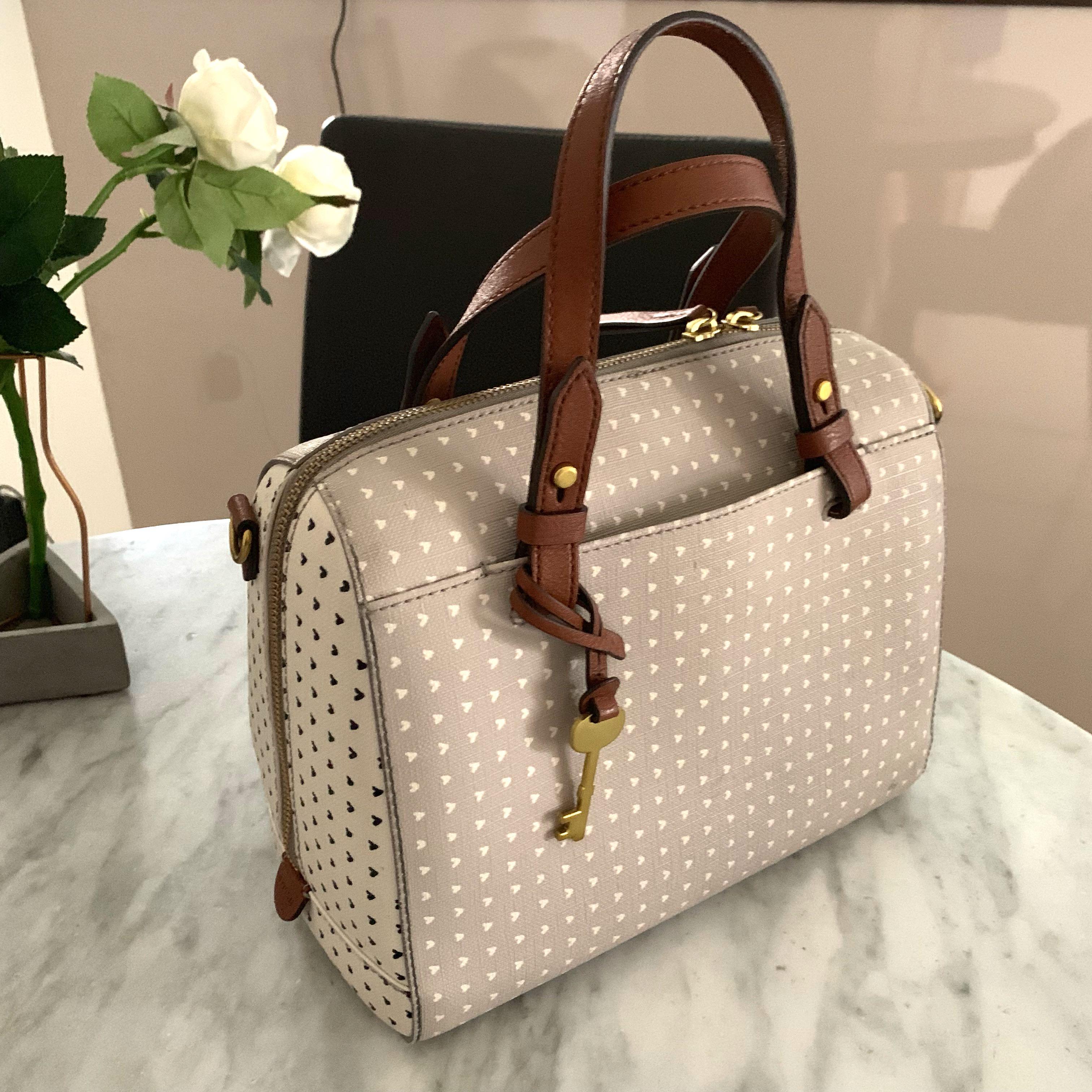 Fossil rachel hotsell satchel grey
