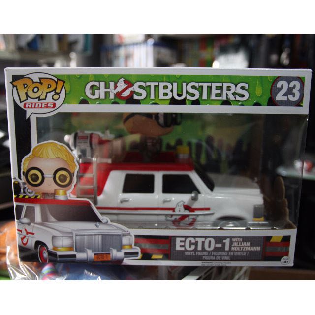 Ecto-1 Action Figure With Jillian Holtzmann for sale online Funko Pop Rides Ghostbusters 2016 