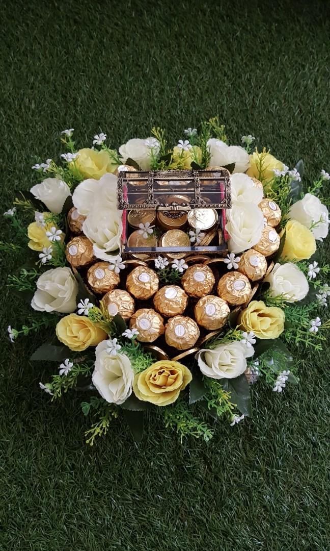 Gubahan Hantaran Pertunangan Pernikahan Wedding Engagement Exchange Gifts Design Craft Handmade Craft On Carousell