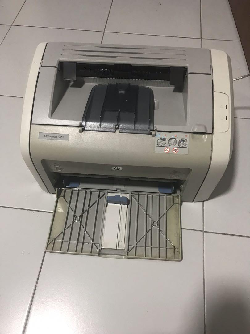 Hp Laserjet 1020 Printer 1 Used Toner 1 New Toner Electronics Computers Others On Carousell