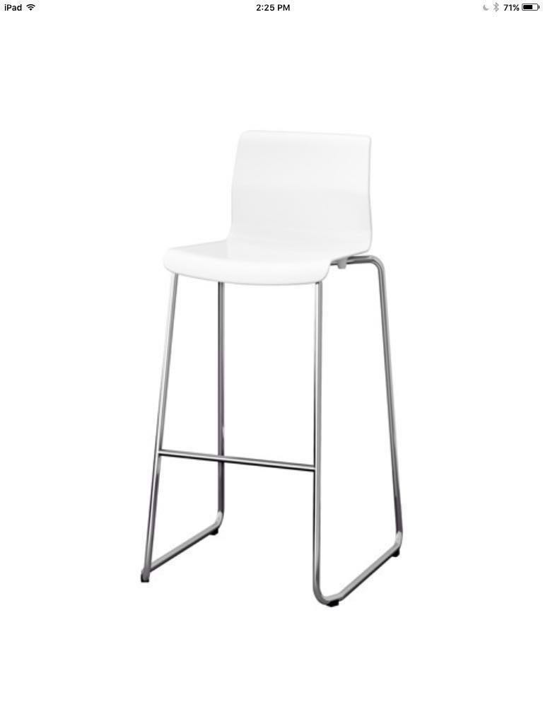 ikea white plastic high chair
