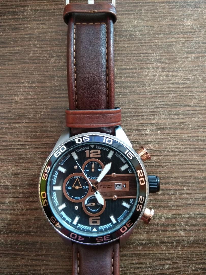 Jam bekas fossil chronograph original