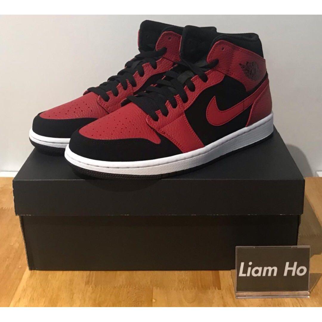 jordan 1 mid reverse bred