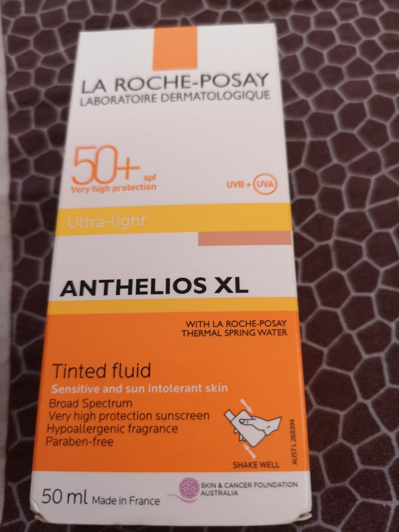 La Roche Posay Anthelios Xl Tinted Fluid Health Beauty Skin Bath Body On Carousell