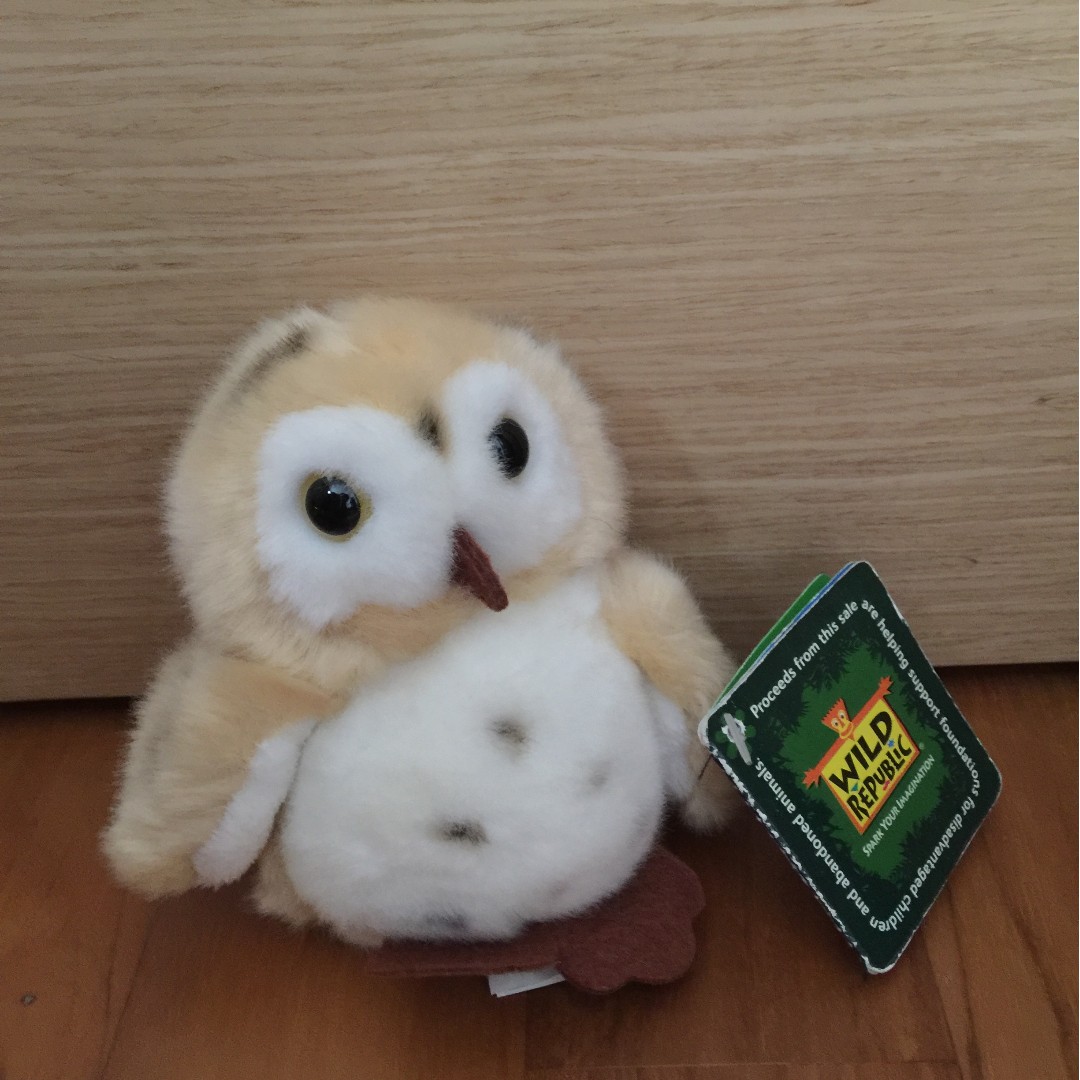 Light Brown Barn Owl Soft Toy Toys Games Stuffed Toys On Carousell