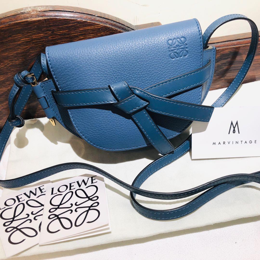 loewe gate bag blue