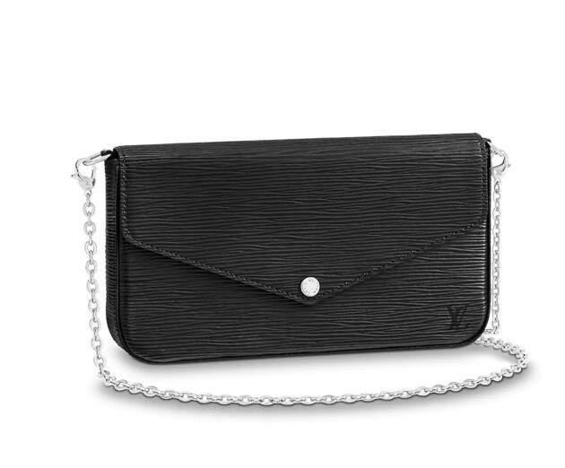 Louis Vuitton Felicie Pochette EPI Leather Black