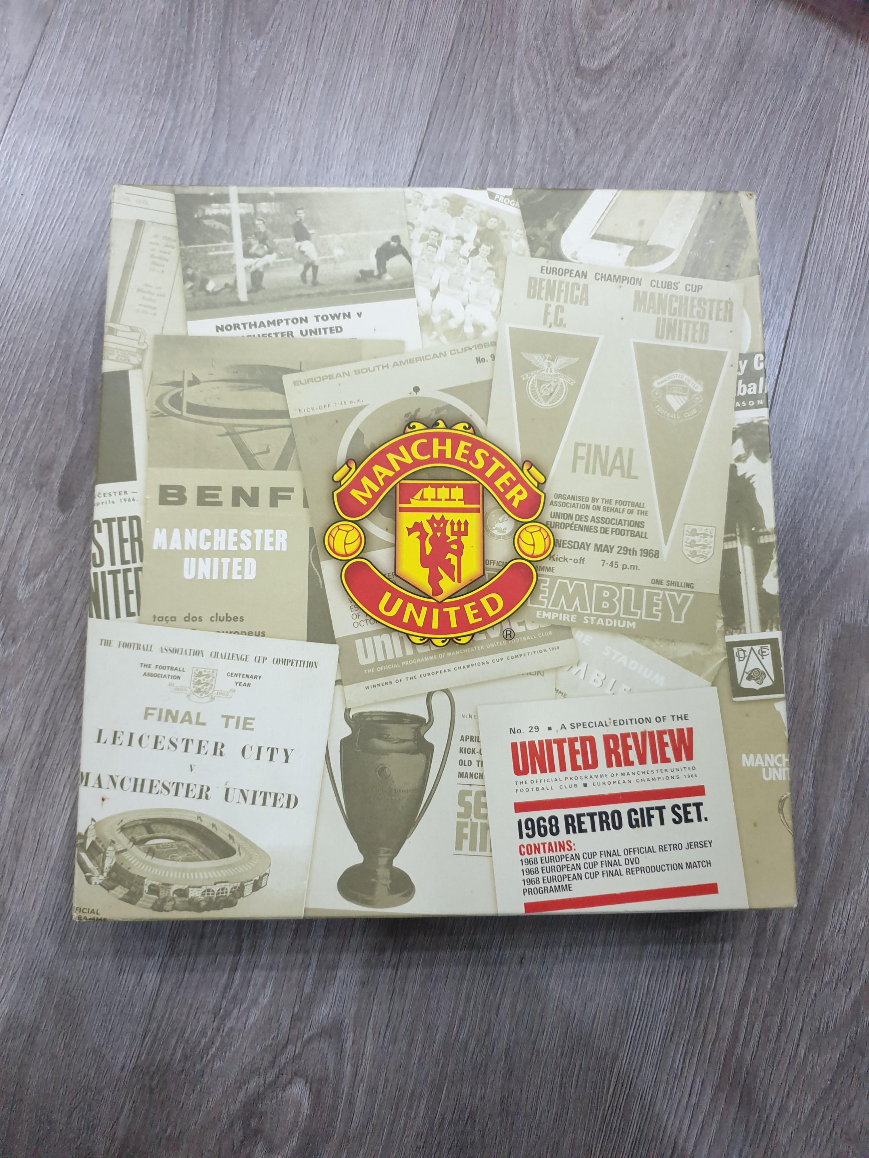 Manchester United Scoredraw 1968 Champions League Shirt Sports Sports Apparel On Carousell