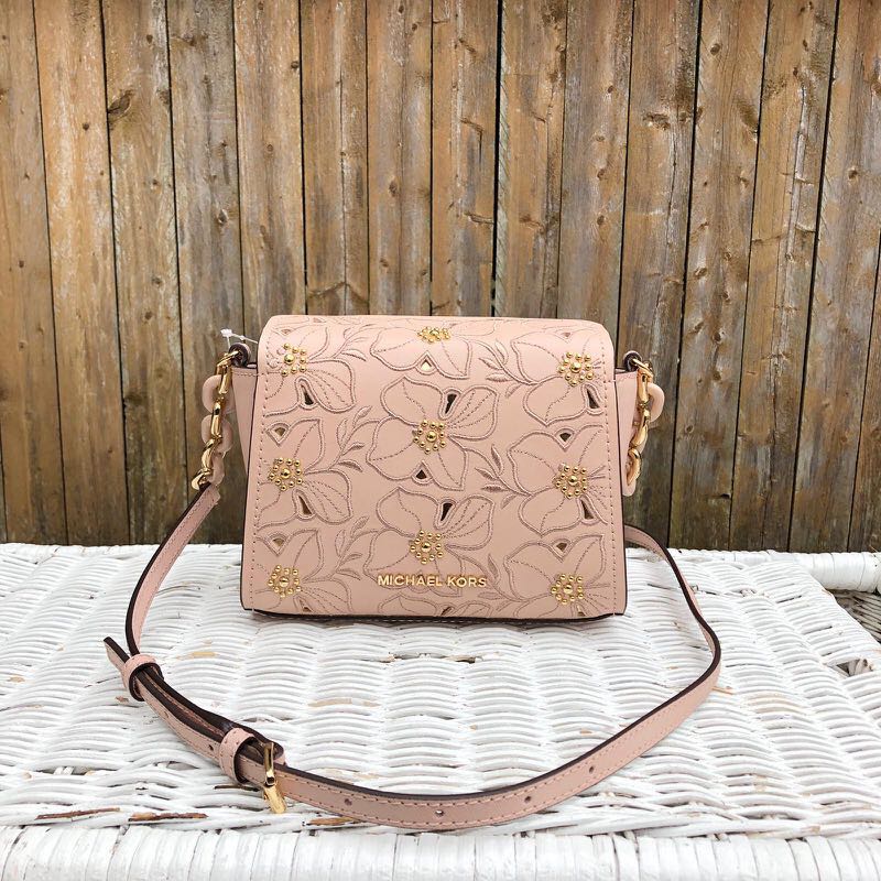 michael kors crossbody with flowers