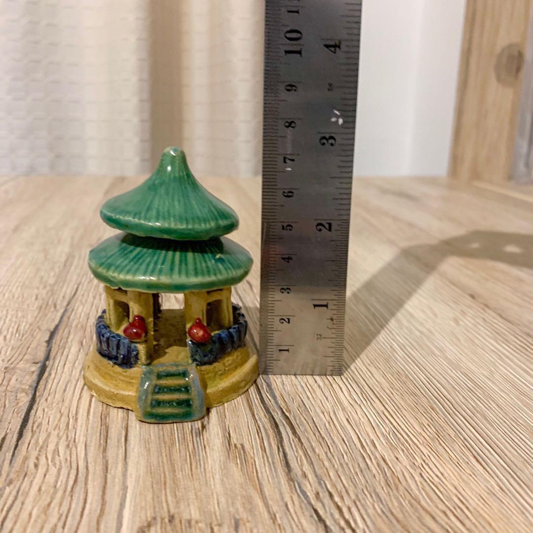 Miniatur Hiasan Aquarium Pagoda Pet Supplies Accessories On