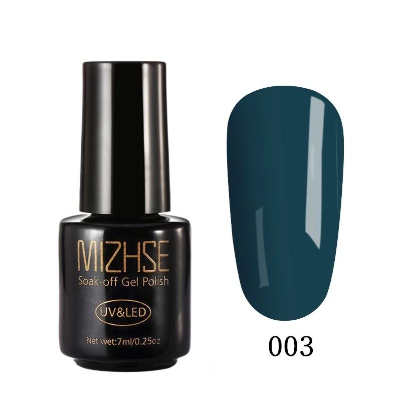 Mizhse Long Last 7ml Soak Off Uv Nail Polish Kit Lak 6