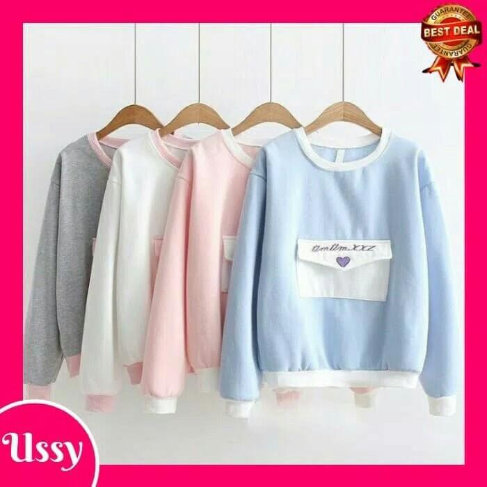 Pakaian wanita sweater hoodie wanita
