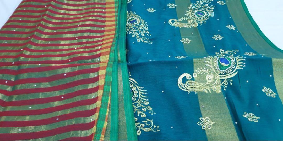 Peacock Feather Saree 1552041412 73eb2bc6 Progressive 