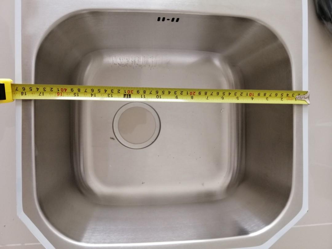 Stainless Steel Double sink/insulation pad/overflow protection