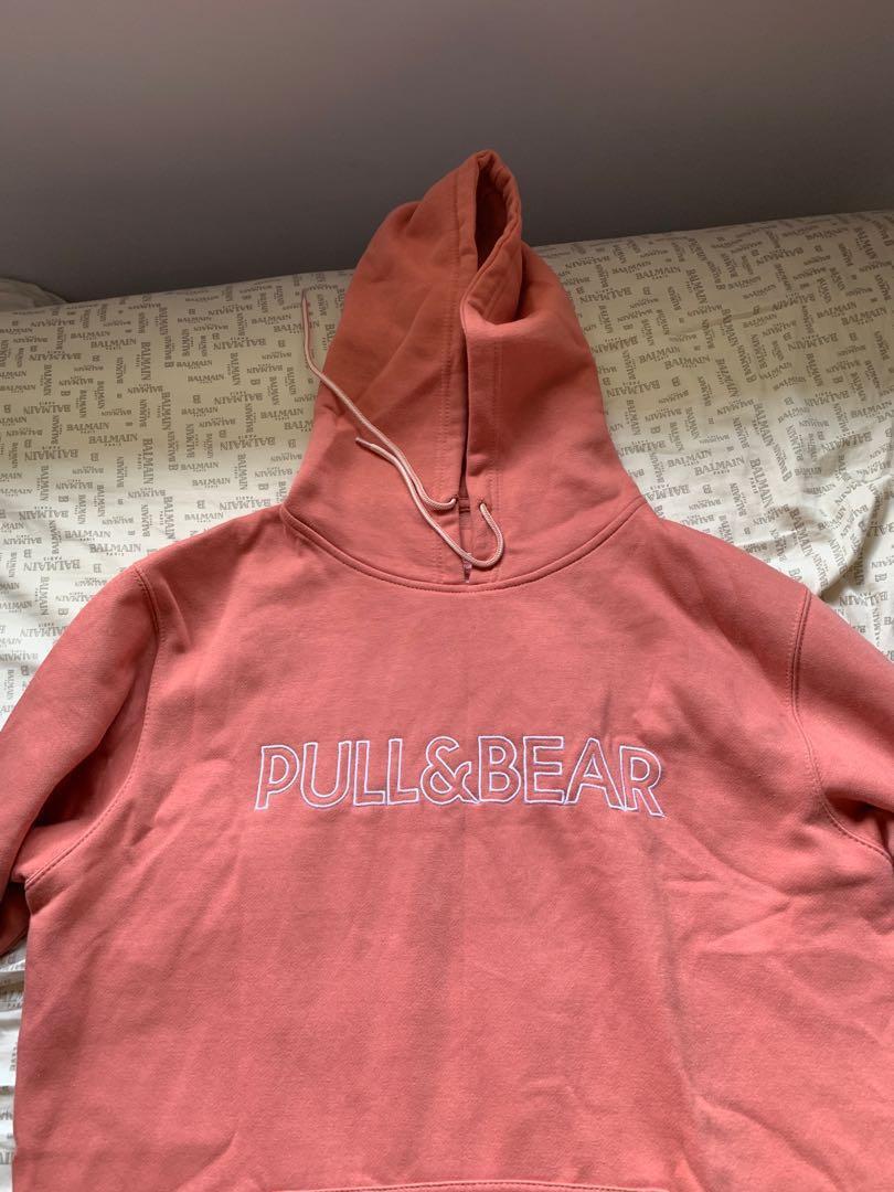 Pull and online bear pink hoodie