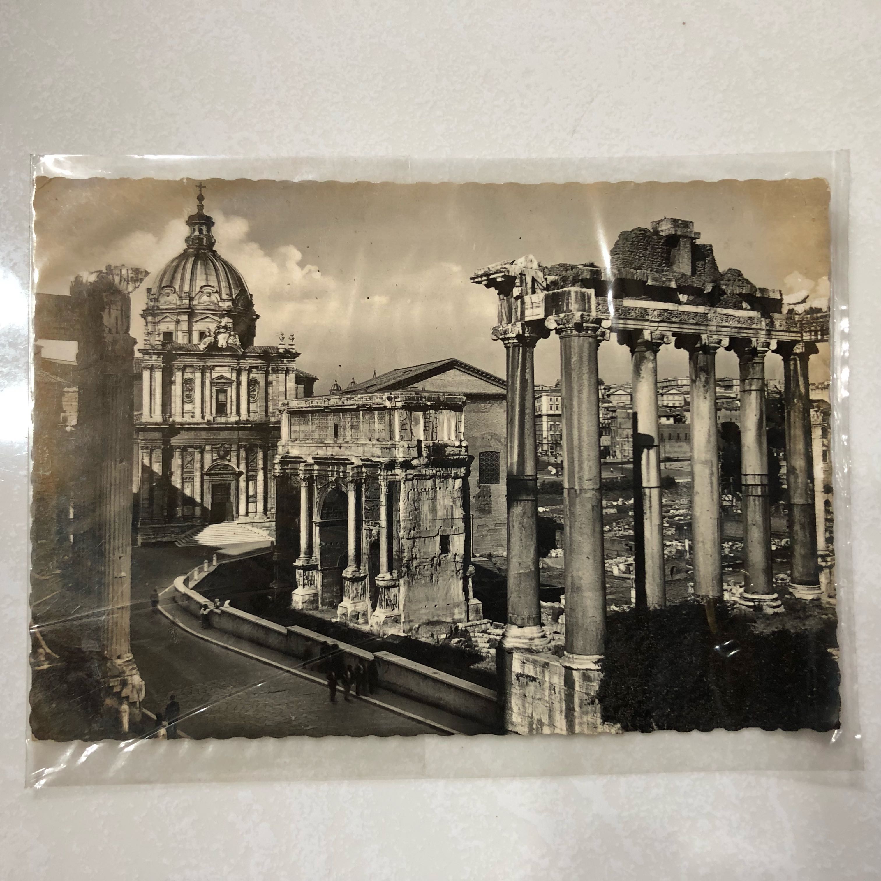 Black And White Postcard From >> Vintage Old Postcard Old Black White Post Card From Roma Italy Black And White Postcard From >> Vintage Old Postcard Old Black White Post Card From Roma Italy