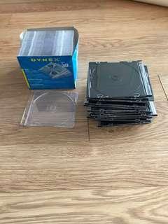 CD/DVD Jewell cases-40+