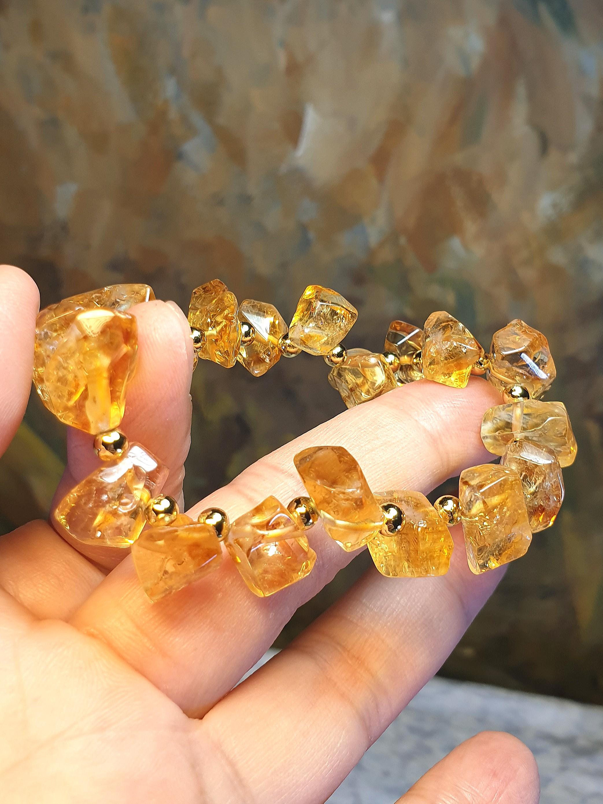 Real sale citrine bracelet