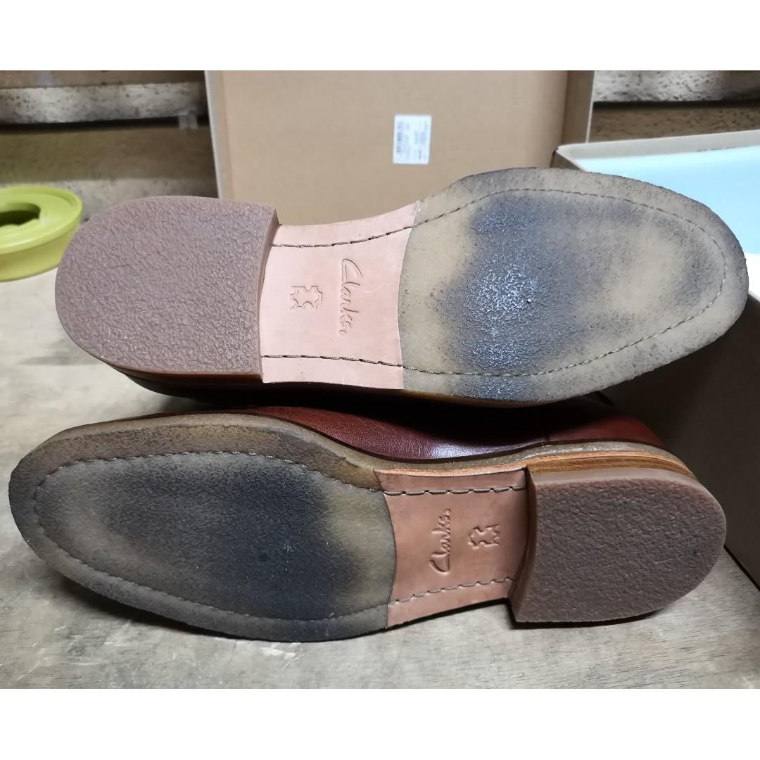 2019 Clarks Men Leather Chelsea Boot Clarkdale Gobi Mahogany