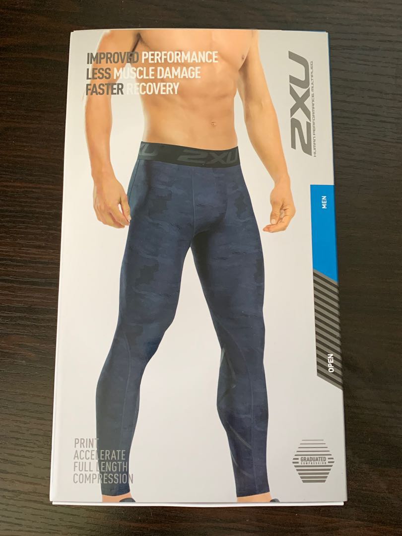 2XU PRINT ACCELERATE COMPRESSION TIGHTS