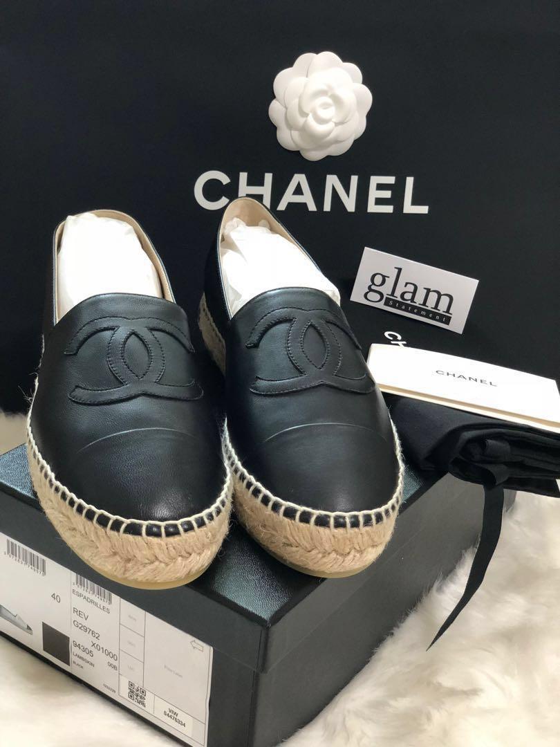 Chanel Espadrilles 2023-24FW, Black, 36