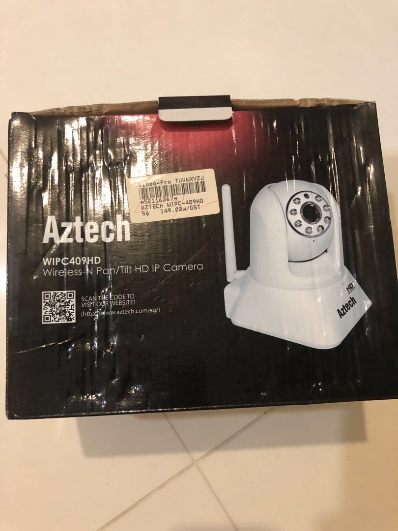 Aztech WIPC409HD Wireless N Pan Tilt HD IP Camera Furniture