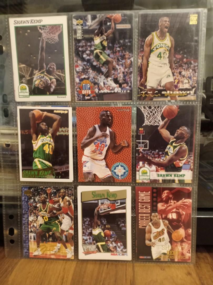 Basketball Cards Shawn Kemp, Hobbies & Toys, Toys & Games on Carousell