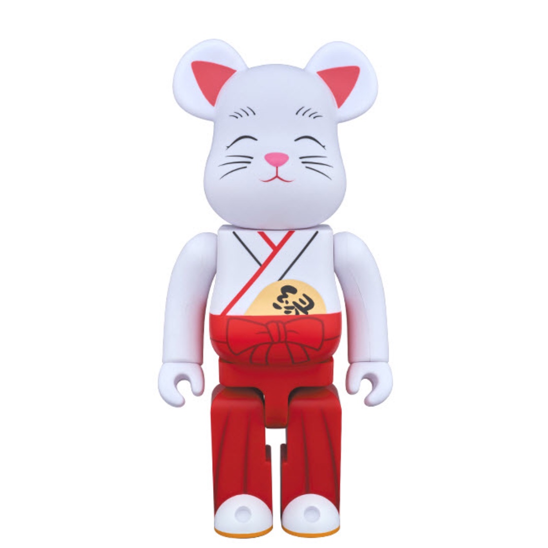 BE@RBRICK MANEKINEKO Lucky Cat Neko Musubi Maiko & Miko 400%, Hobbies ...