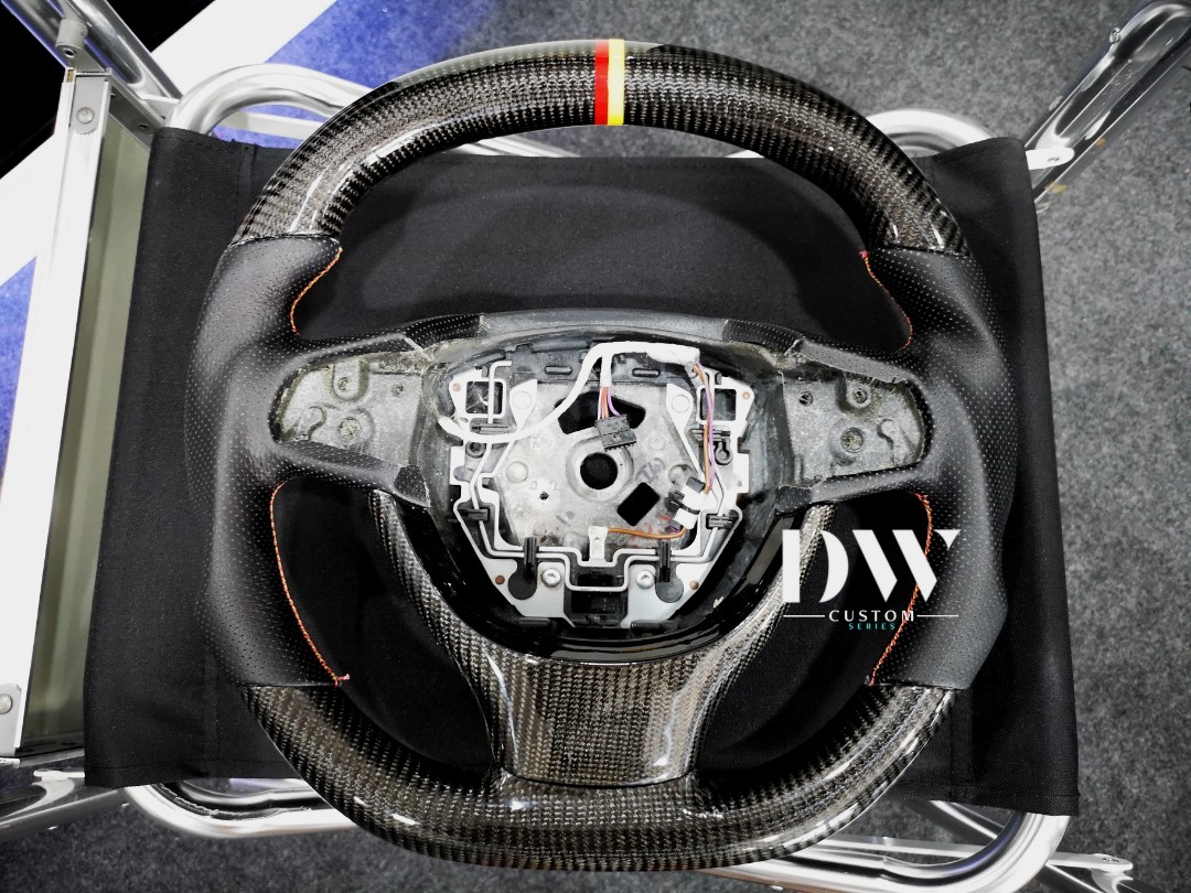 Bmw F10 5 Series 523i Custom Made Carbon Fiber Original Steering Wheel No Paddle Shift Car Accessories Accessories On Carousell
