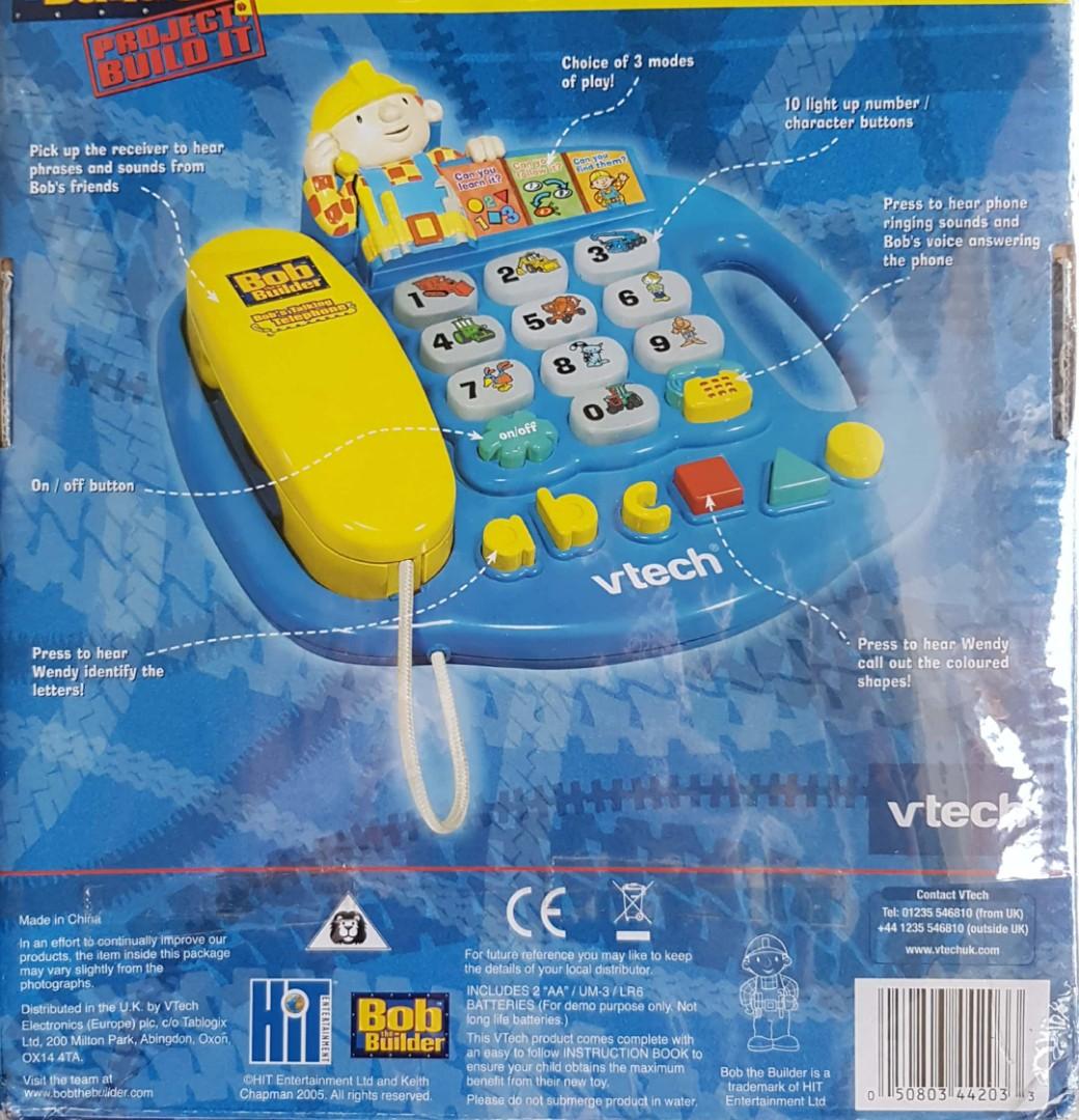 Bob the builder talking phone vtech, Hobbies & Toys, Toys & Games on