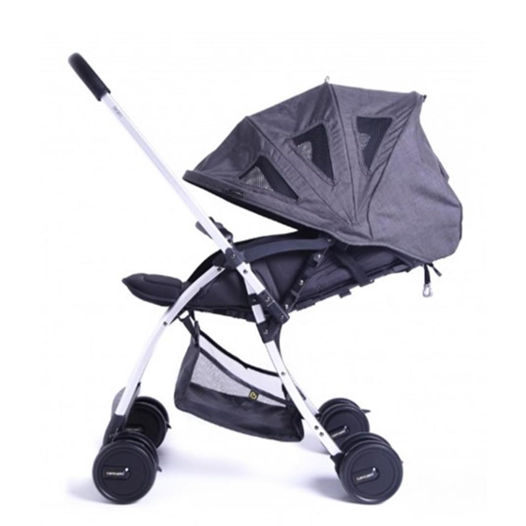 Bonbijou Lucas Light Weight Stroller Charcoal Babies Kids Going Out Strollers on Carousell