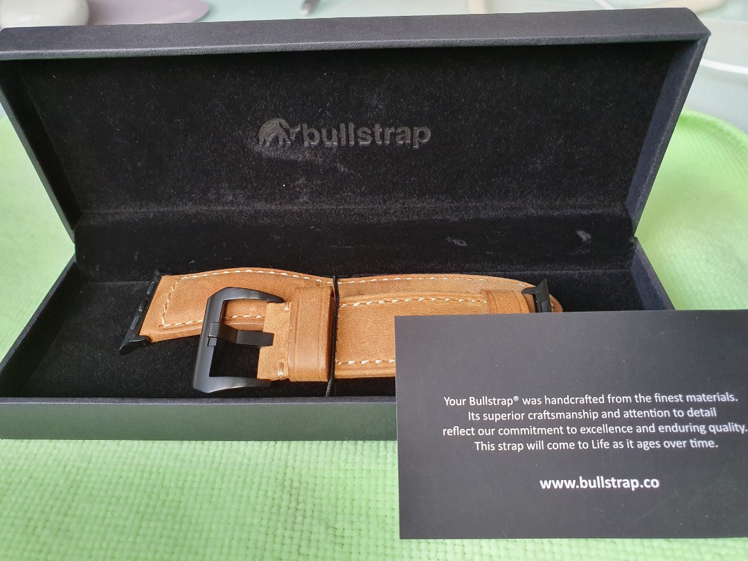 Bullstrap Genuine Leather Strap Apple Watch Series 4 Electronics Others On Carousell