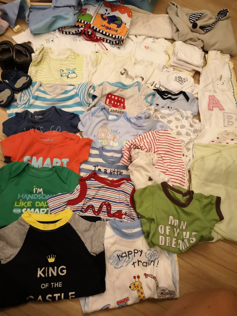 Bundle Baby Boy Clothes Shoes Cuddle Me From New Born To 12m Babies Kids Babies Apparel On Carousell