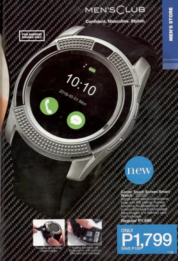 Carter touch screen smart watch best sale