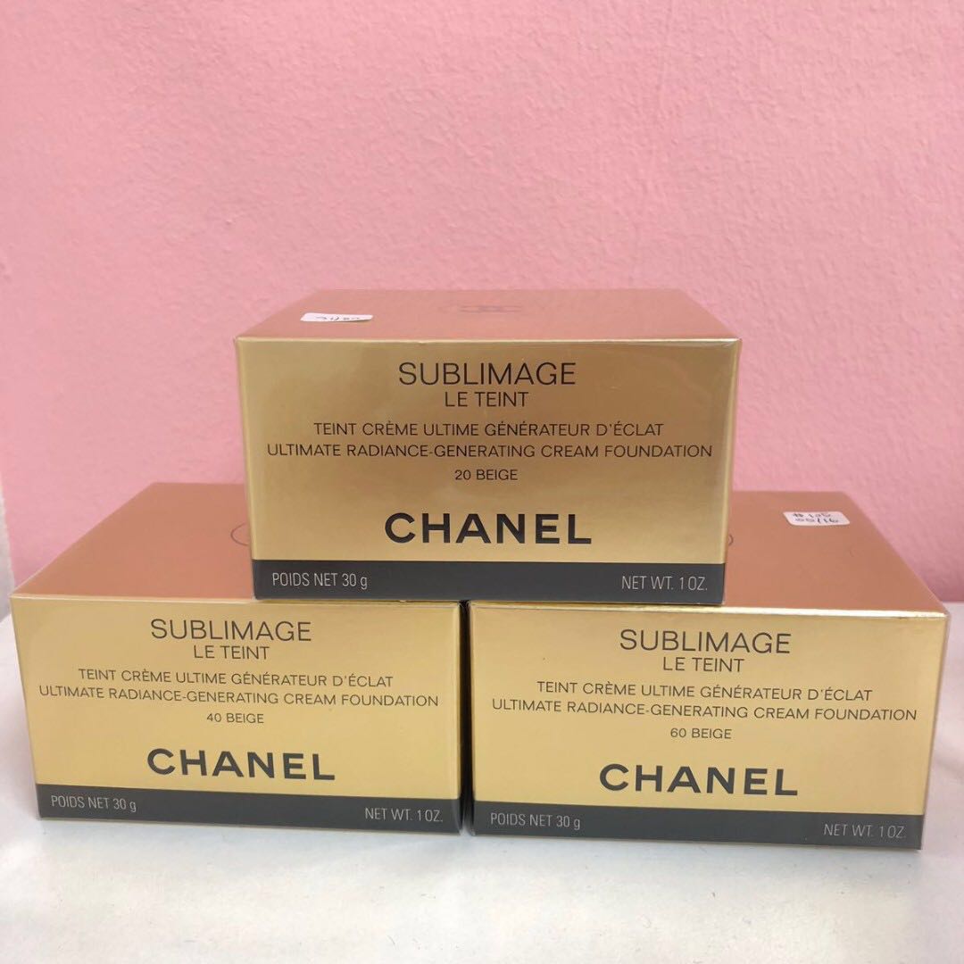Chanel Sublimage Le Teint Ultimate Radiance Generating Cream Foundation  30g, Beauty & Personal Care, Face, Makeup on Carousell