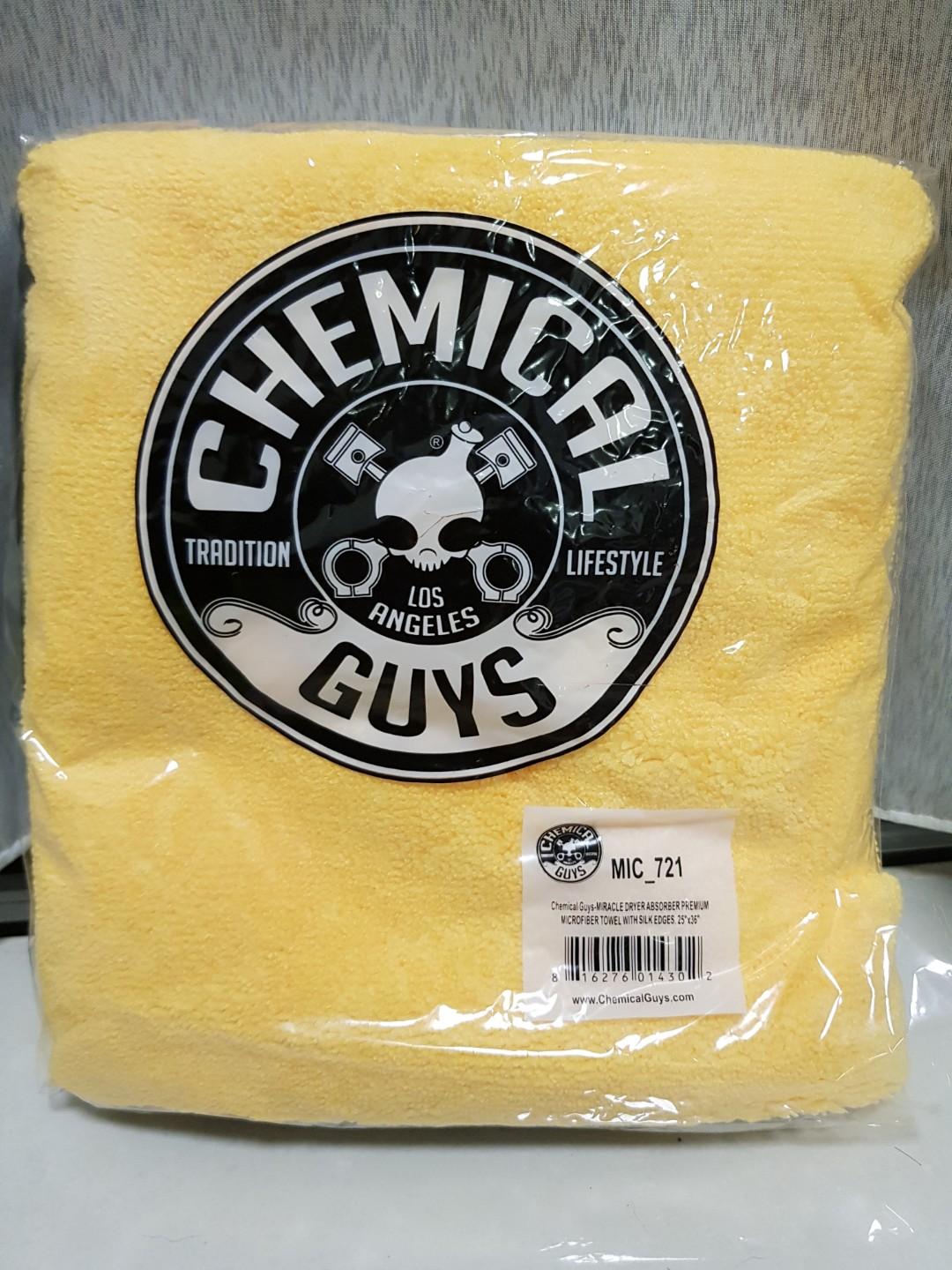Chemical Guys Mic 721 Miracle Dryer Absorber Premium Microfiber Towel Car Accessories Accessories On Carousell