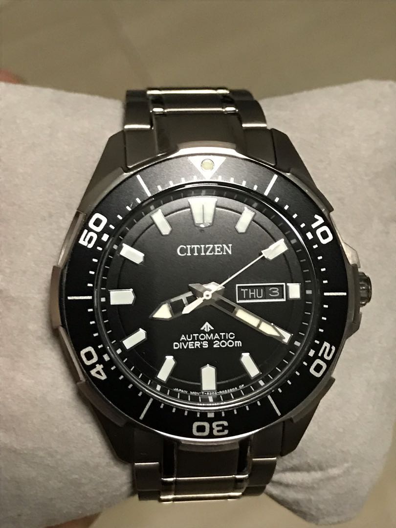 Citizen Promaster Titanium Automatic Dive Watch Men S Fashion Watches On Carousell