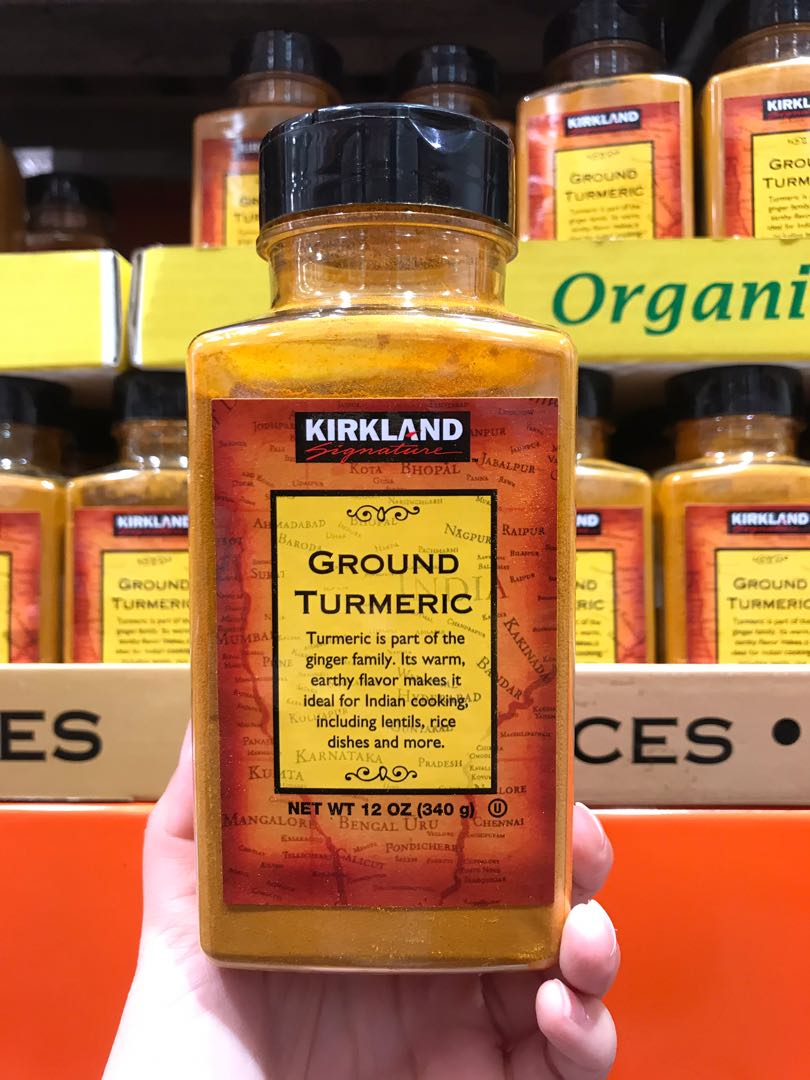 Costco好市多 KIRKLAND 科克蘭薑黃粉 12oz/340g ground turmeric, 食物和飲料, 罐裝食品&即食食品在旋轉拍賣