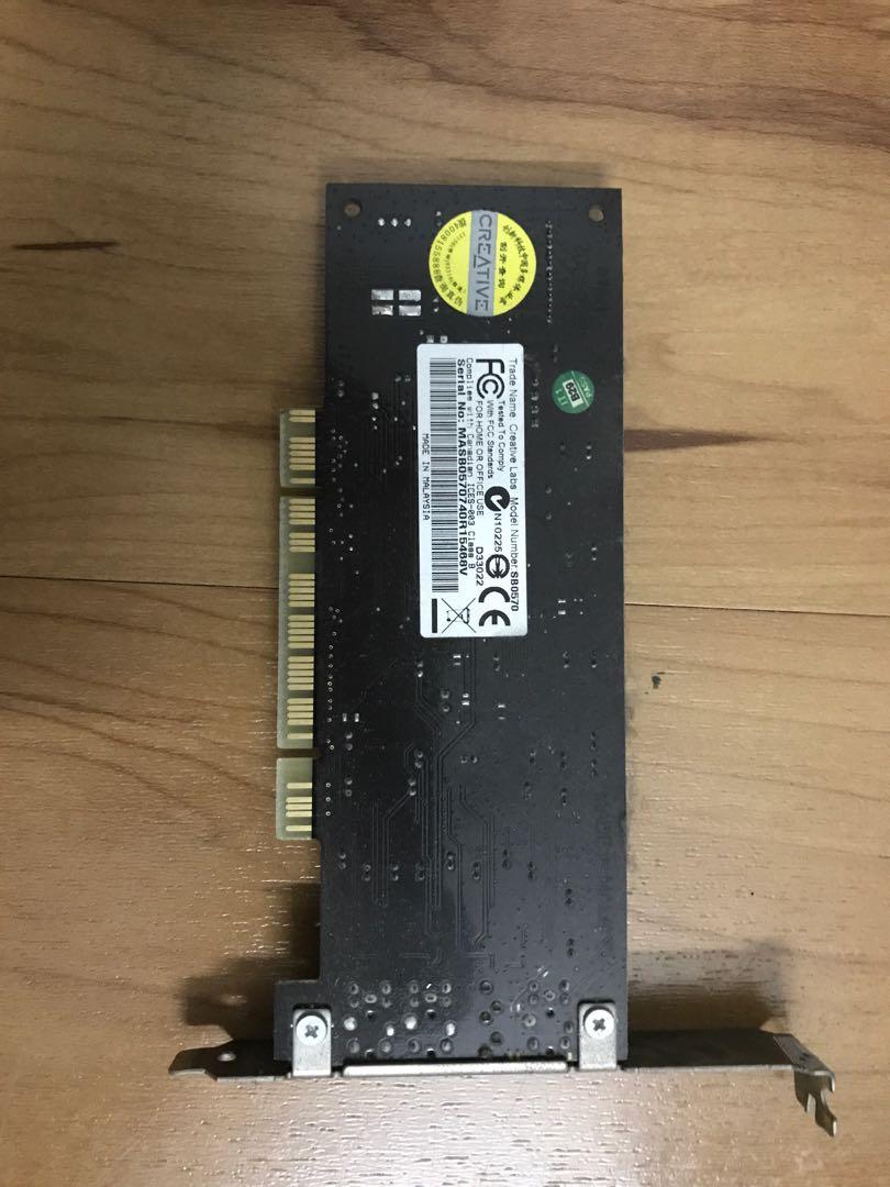 Creative Labs SB0570 PCI Sound Blaster Audigy SE Sound Card, Computers ...
