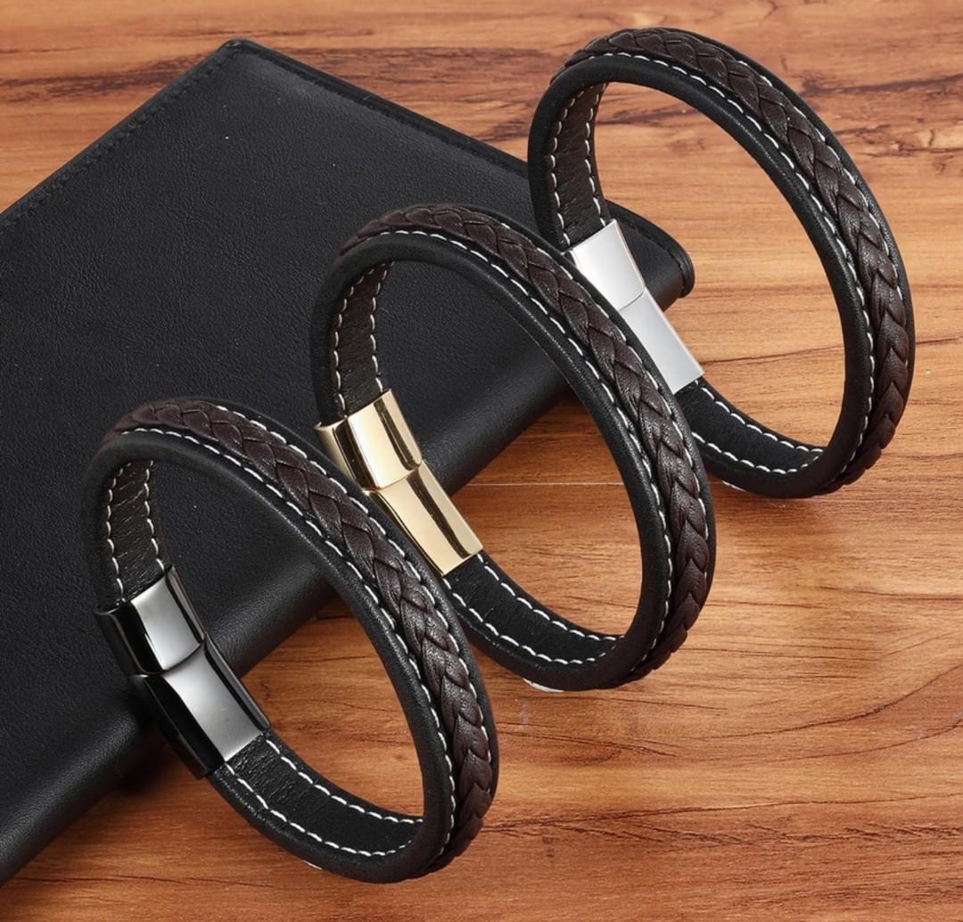 Quality leather bracelets hotsell
