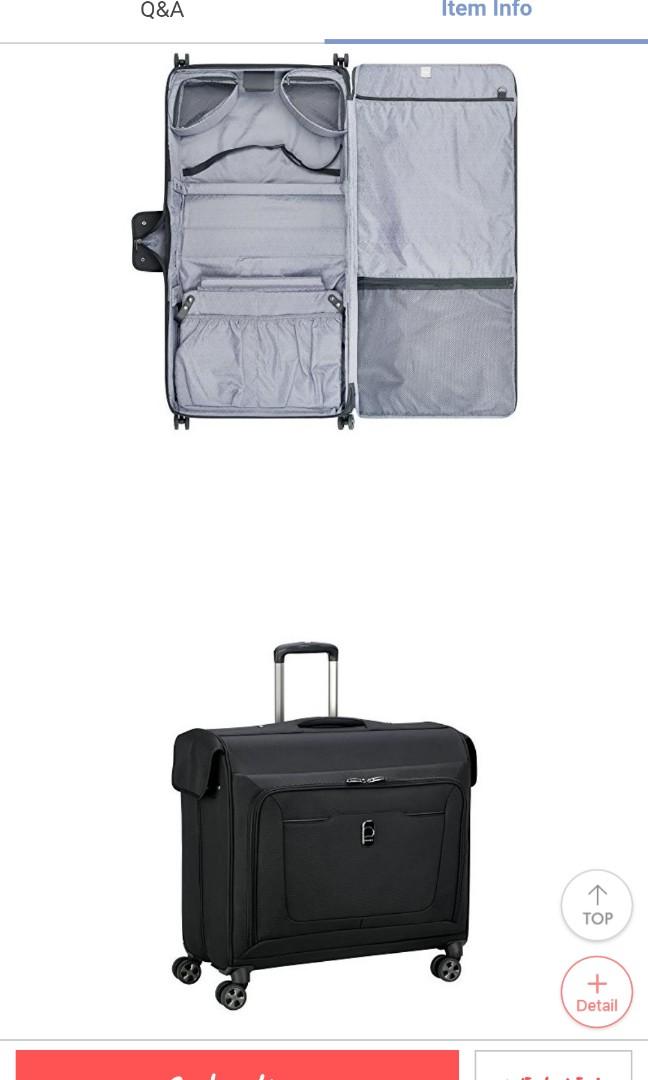 delsey hyperglide garment bag