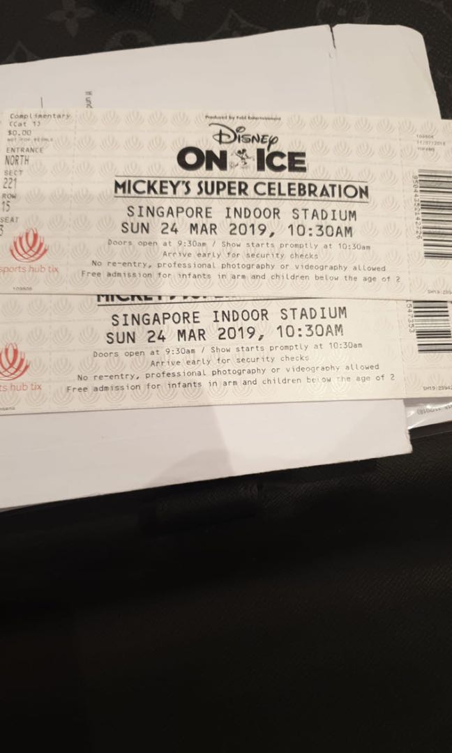 Disney On Ice tickets, Tickets & Vouchers, Event Tickets on Carousell