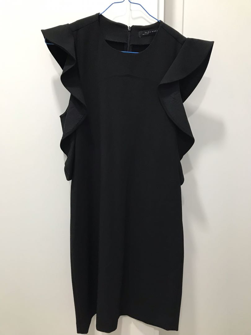 (Free self pick up) Zara black dress, Women's Fashion, Tops, Sleeveless