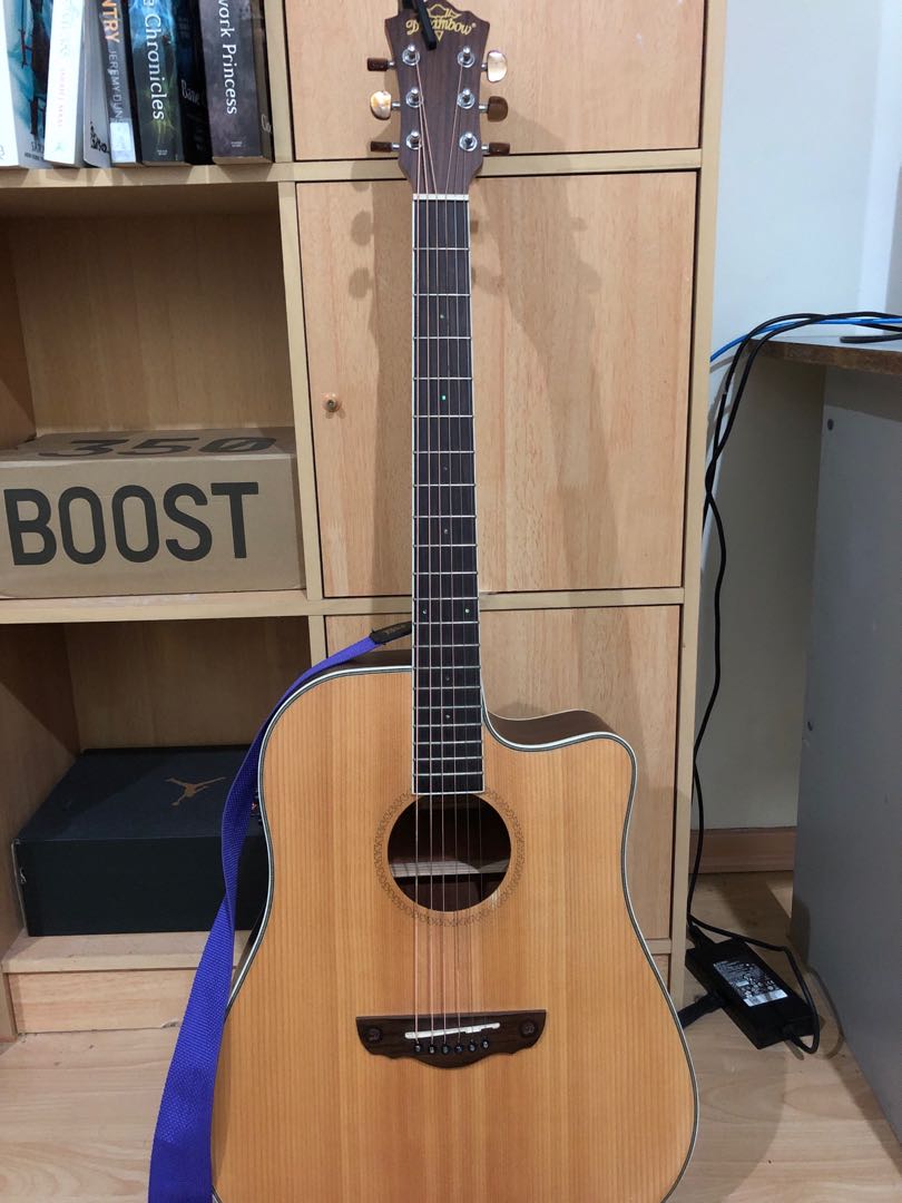 Full solid dreambow guitar, Hobbies & Toys, Music & Media, Musical