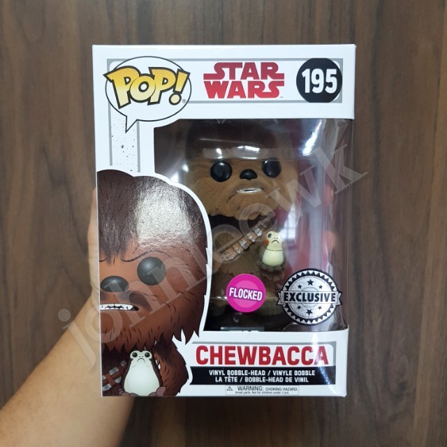 Funko Pop Star Wars Chewbacca Flocked 195