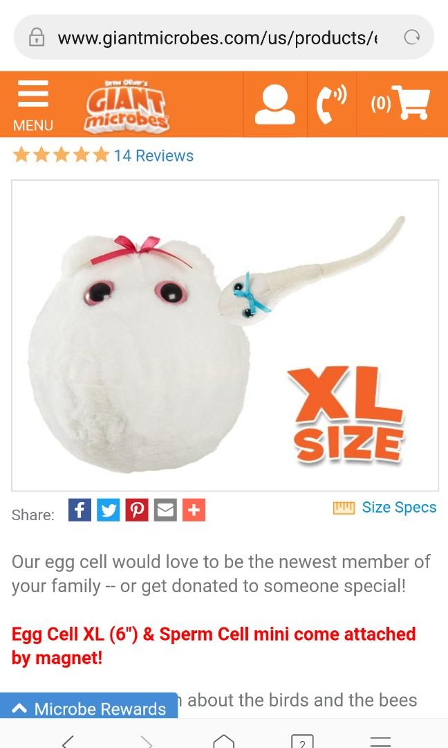 sperm cell plush